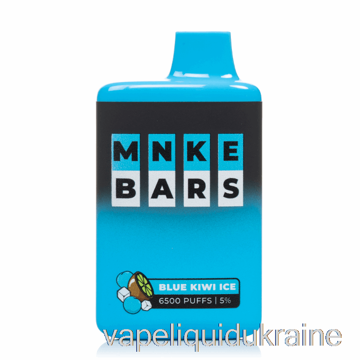 Vape Ukraine MNKE BARS 6500 Disposable Blue Kiwi Ice
